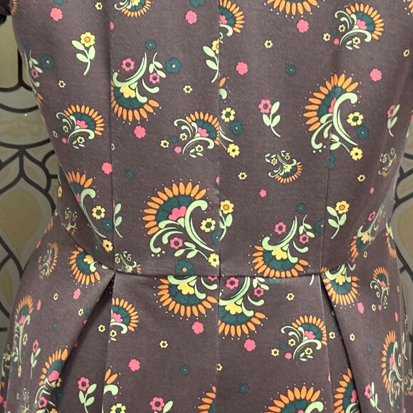 Matilda Jane Friends Forever Brown Maja Ponte Knit Dress Size L - Picture 10 of 16